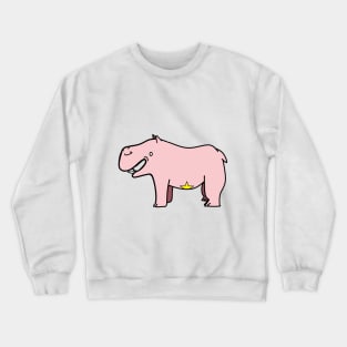 Starla the Hippo Crewneck Sweatshirt